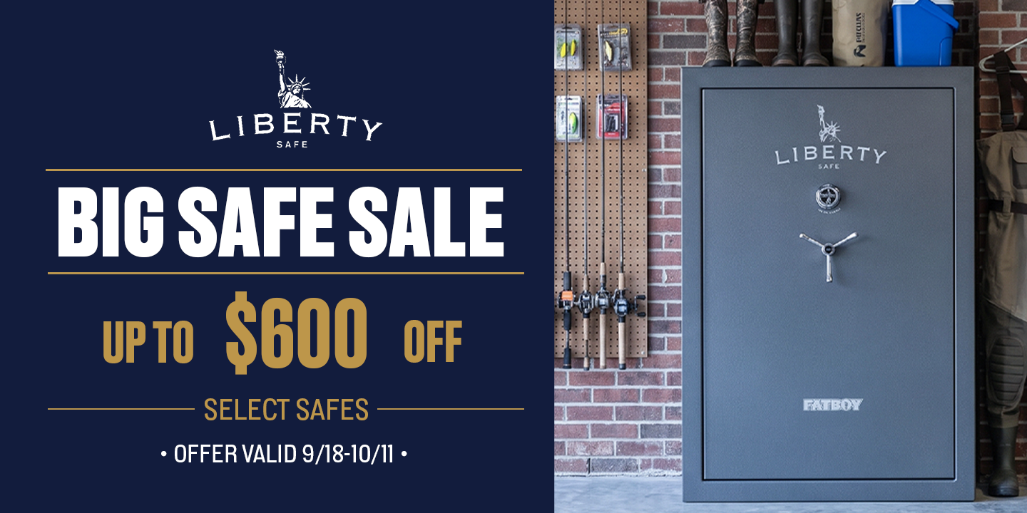 Liberty Safe Big Safe Sale from Cajun Safes your Liberty Safe dealer in South Louisiana